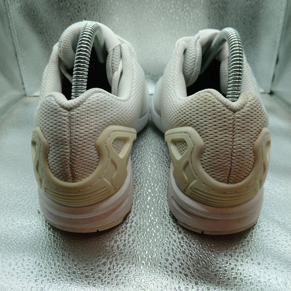 Adidas Cream and White   Torsion Sneakers Men's Size 8